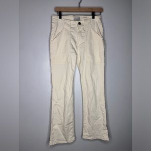 Lola Jeans Dana-IVRY High Rise Straight Jeans‎ Ivory Size 27 CP0335